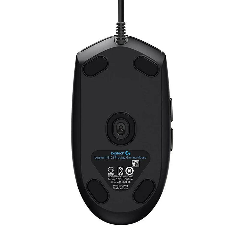 Logitech G102/G304 – Mouse Gamer (RGB, Wired/Wireless, USB, Design Ergonômico e Botões Laterais)