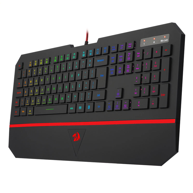 Teclado Gamer Redragon Karura 2 Black RGB – Performance e Estilo para Seus Jogos