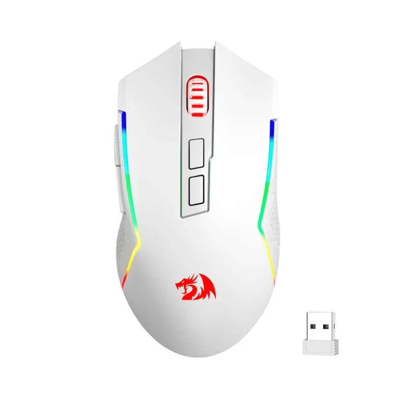 Redragon M693 – Mouse Gamer RGB 8000 DPI com Conexão 3 Modos (USB, Bluetooth, 2.4G) para PC/Mac/Laptop