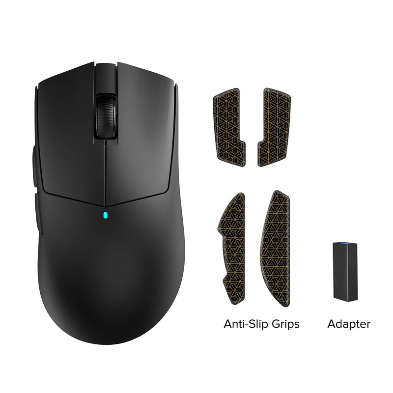 Mouse Gamer Sem Fio Kysona M511 PAW3395 – Ultra-Leve 58g, 26000 DPI, 6 Botões, Sensor Óptico de 90M para Laptop