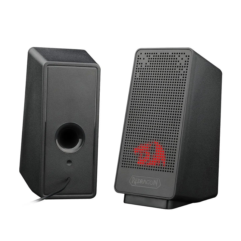 Caixa de Som Redragon Ranch GS513 – 2x3W, USB & P2, Som de 20kHz