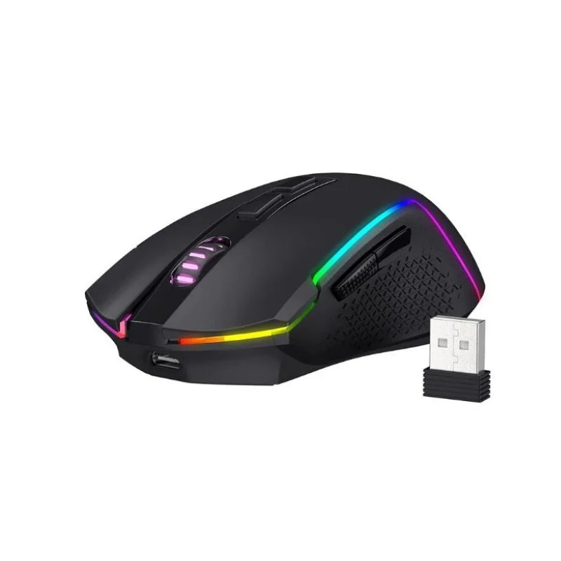 Redragon M693 – Mouse Gamer RGB 8000 DPI com Conexão 3 Modos (USB, Bluetooth, 2.4G) para PC/Mac/Laptop