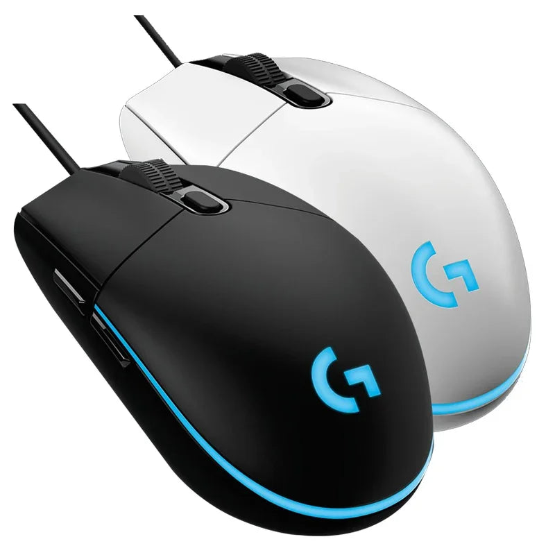 Logitech G102/G304 – Mouse Gamer (RGB, Wired/Wireless, USB, Design Ergonômico e Botões Laterais)