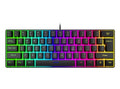 Teclado Gamer Mini com Fio 2025 – Iluminação RGB, Design Compacto