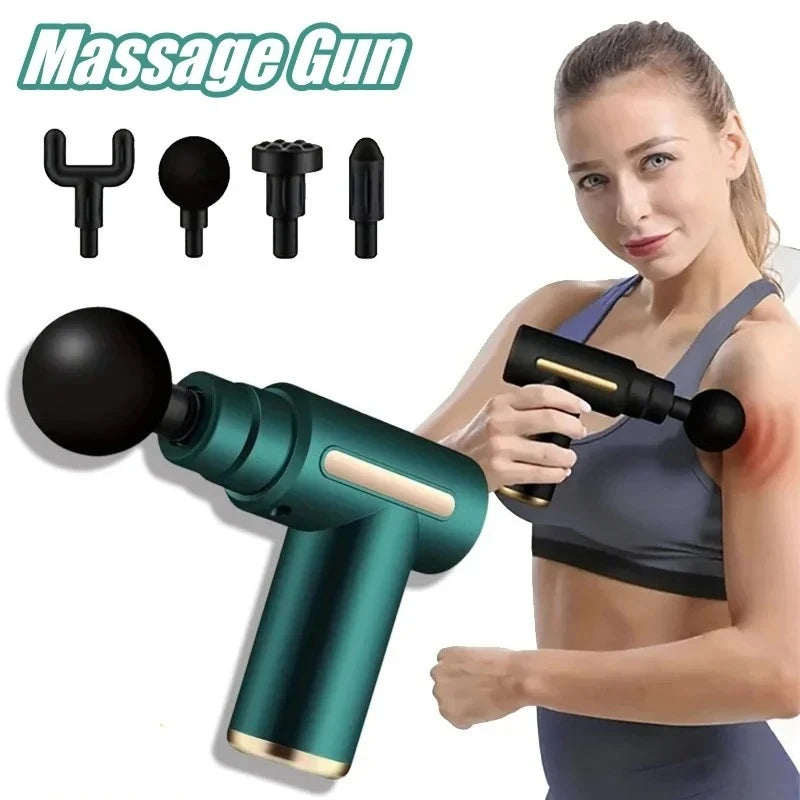 Fascia 2024 gun portable fascia deep muscle massager mini electric massager body massage equipment