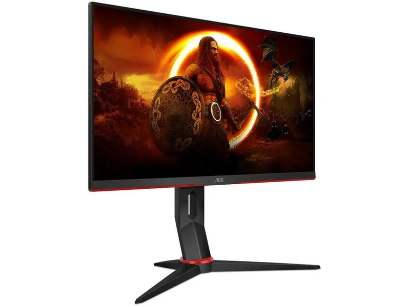 Monitor Gamer AOC 24" Full HD – HDMI, Taxa de Atualização de 165Hz, Tempo de Resposta de 1ms, Modelo 24G2S/BK com Ajuste de Altura